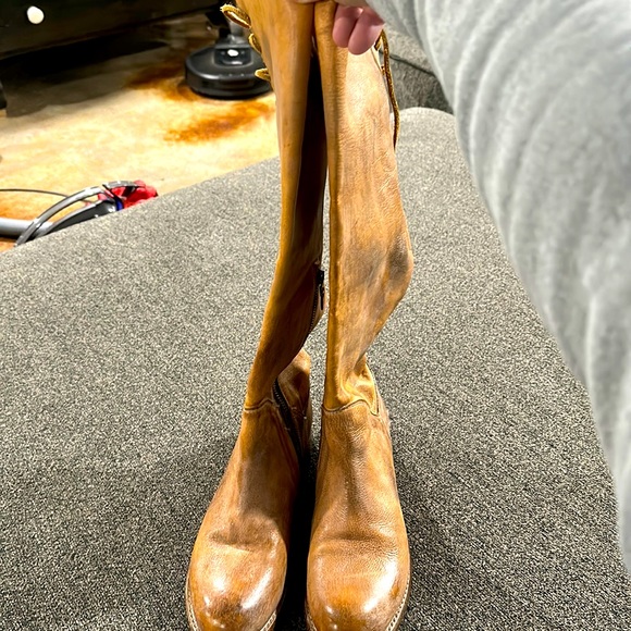 BED|STU Shoes - BED|STU Tan Over-the-Knee Leather Boots